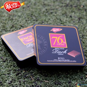 怡浓76%可可含量偏苦黑巧克力散装纯可可脂礼盒休闲零食品