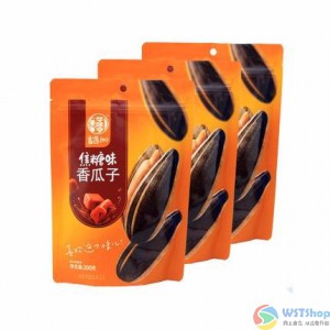 休闲零食坚果带壳山核桃味葵花籽250g