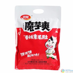 卫龙馋魔芋爽220g美味辣条办公室休闲小吃零食魔芋丝香麻辣素毛肚