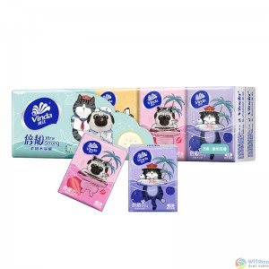 维达（vinda）手帕纸吾皇万睡联名款30包面巾纸倍韧纸巾小包便携式卫生餐巾纸