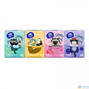 维达（vinda）手帕纸吾皇万睡联名款30包面巾纸倍韧纸巾小包便携式卫生餐巾纸